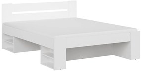 Pat matrimonial 160 cm Nepo Plus 14 (Alb) (fără somieră) . Promo -31%. 1098328