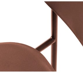Scaune de dining teracotă 2 buc. Kirkland – Unique Furniture