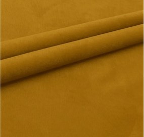 Canapea extensibila coltar reversibil VENORIA 220x143 cm, mustar + 2 perne GRATUIT