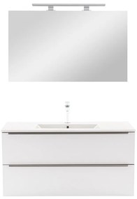Mobilier complet de baie Vario Trim 100 alb-alb