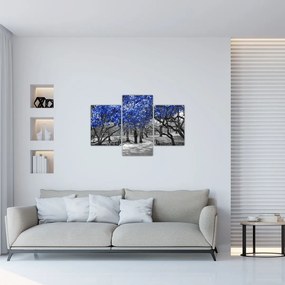 Tablou - Copaci albaștri Central Park, New York (90x60 cm)