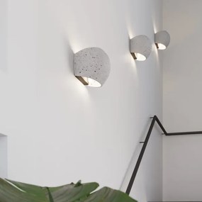Sollux SL.1362 - Aplica de perete GLOBE 2xG9/8W/230V beton/gri