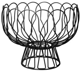 Bol de fructe PT LIVING Wired, negru