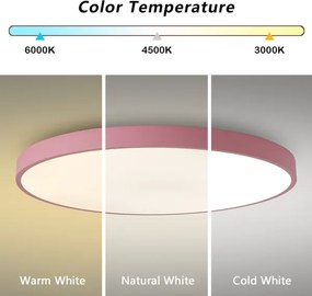 Brilagi-LED Corp dimabil POOL SMART LED/100W/230V 80 cm Wi-Fi Tuya+telecomandă roz