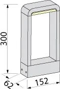 BRILAGI - Lampă LED de exterior BARI LED/10W/230V 4000K IP65 30 cm antracit