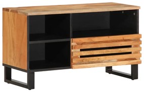 vidaXL Dulap TV, 80x34x46 cm, lemn masiv de acacia