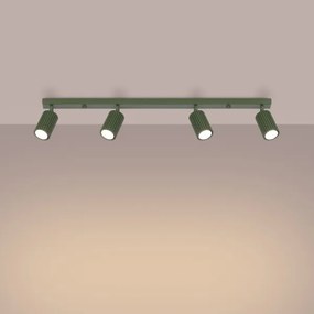 Spot Sollux SL.1622 KARBON 4xGU10/10W/230V verde