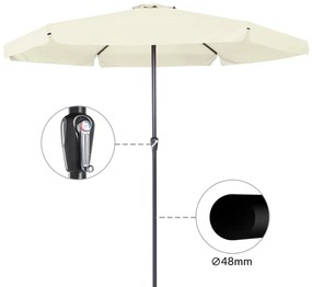 Deuba Floarea soarelui de gradina Maui Ø330 cm - bej