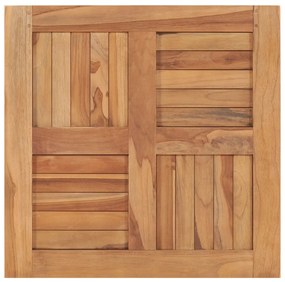 48988 vidaXL Blat de masă, 60 x 60 x 2,5 cm, lemn masiv de tec