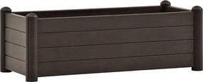 vidaXL Strat înălțat de grădină, cafeniu, 100 x 43 x 35 cm, PP
