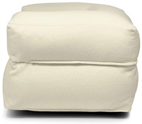 Fotoliu bean bag maro cu tapițerie din țesătură bouclé MooG – SLOWDOWN