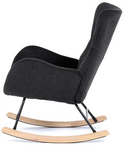 Fotoliu balansoar BK2, negru