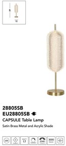Veioza, Lampa de masa LED stil modern Capsule