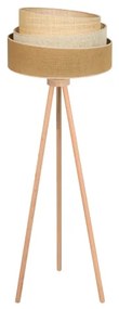 Lampadar YUTE Duolla TRIO 1xE27/15W/230V d. 45 cm maro/gri/bej