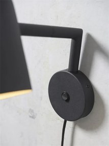 Aplica de perete design nordic Marseille black