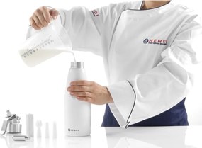 Sticlă din aluminiu pentru frișcă Hendi Kitchen Line, 500 ml, negru