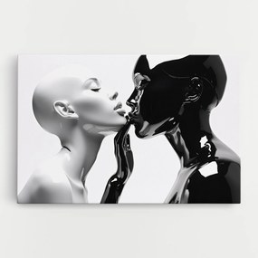 Tablou Canvas, 80x120cm, Dormitor si Living, Moderne, Alb negru, Feminine Sculpture