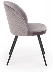 Scaun K395 velvet gri