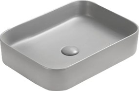 Mexen Vena chiuvetă pe blat 50 x 37 cm, gri deschis mat - 22195061