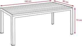 Set mobilier de grădină VIKING L +4x PARIS