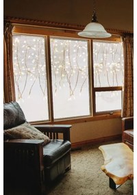 Perdea LED de Crăciun de exterior CURTAIN 360xLED/3,6W/230V 2x2 m IP44 alb cald