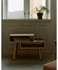 Măsuță de cafea din lemn de pin Karup Design Hako, natural