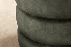 Taburete cu spatiu de depozitare, Catifea Verde, VOQUE 50cm