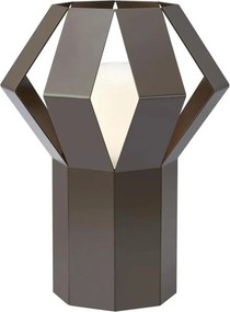 Markslöjd 109148 - Lampă de masă OCTA 1xE27/60W/230V maro