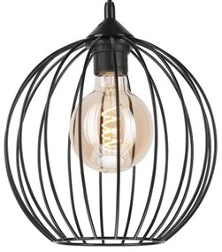 Lustră pe cablu ZOYA 1xE27/60W/230V neagră