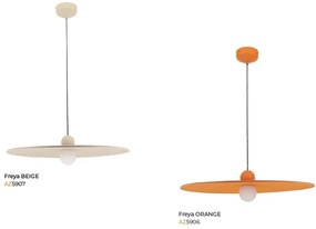 Lustra LED suspendata design decorativ FREYA 60 bej