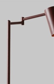 Lampa de podea din metal cu brat articulat Bilbao visiniu