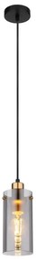 Pendul design modern FANNI negru mat 10cm