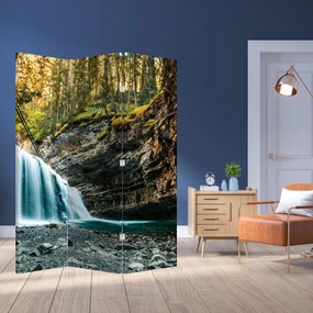 Paravan - Cascada de pădure (126x170 cm)