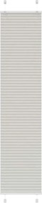 vidaXL Jaluzea plisată gri deschis 40x200 cm Lățime țesătură 39,4 cm