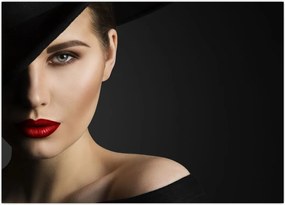 Tablou - Portretul femeii cu pălărie (70x50 cm)