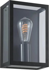 Eglo ALAMONTE-Z 31778 - Aplica de perete pentru exterior, LED RGBW dimabilă, 4,9W, 230V, IP44, neagră