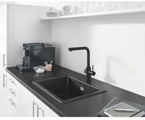 GROHE 31655AP0 - Chiuvetă K700U 610 × 460 mm, piatră neagră/negru