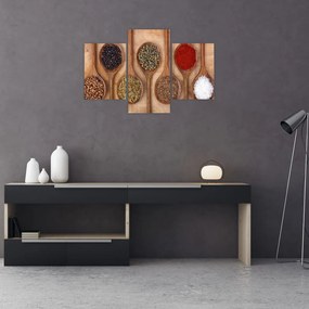 Tablou - condimente și linguri (90x60 cm)