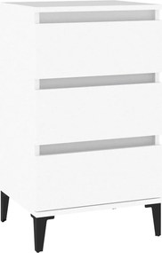 vidaXL Noptieră, alb, 40x35x70 cm, lemn prelucrat