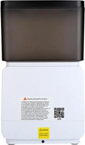 Dozator automat granule pentru caini si pisici MYNA , 5 L, Aplicatie Wi-Fi, Blocare buton, Hrana uscata, Alb/Negru