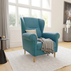 Fotoliu turcoaz wing Swan – Ropez