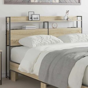 vidaXL Tăblie de depozitare Sonoma oak 120 cm Lemn compozit