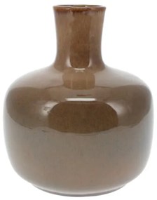Vaza Eyre din portelan maro 15 cm