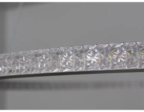 Lustră LED dimabilă pe cablu, 90 W, 230 V, 3000–6500 K, Ø 60 cm + telecomandă
