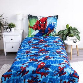 Lenjerie de pat pentru copii din bumbac pentru pat de o persoană 140x200 cm Spider-man – Jerry Fabrics