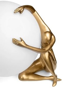 Lampa de podea decorativa cu design original Woman 50 auriu