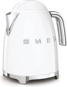Fierbator electric SMEG KLF03WHEU, 2400W, 1.7 l, Oțel inoxidabil, Filtru lavabil, Auto. off, Alb