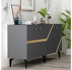 Dulap Tabivo (antracit + auriu) . 1093495