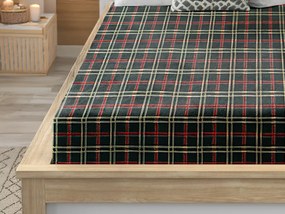 Cearsaf Cocolino microplus cu elastic GLENMOORE 90x200 cm verde