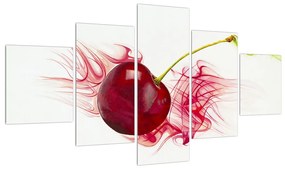 Tablou cu fructe de cireșe (125x70 cm), în 40 de alte dimensiuni noi